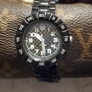 BLACK & BLUE SWATCH FLIK FLAK WATCH ETA‎ 2014